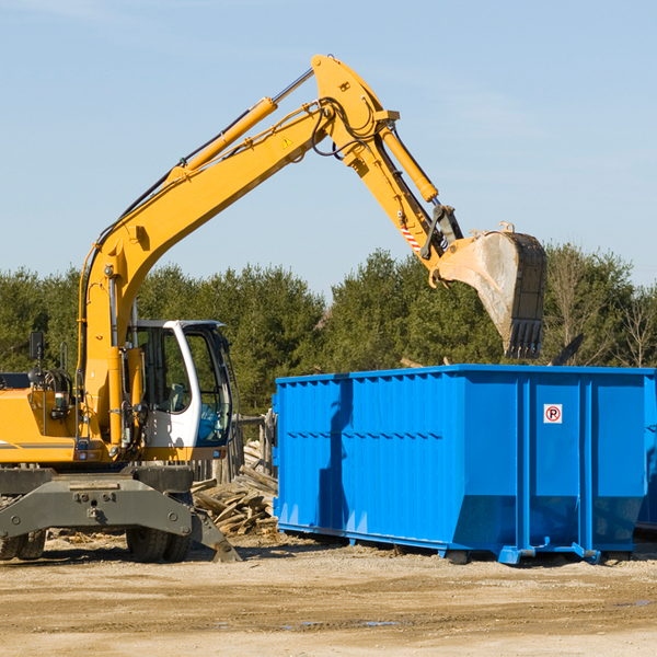 how many times can i have a residential dumpster rental emptied in Weston